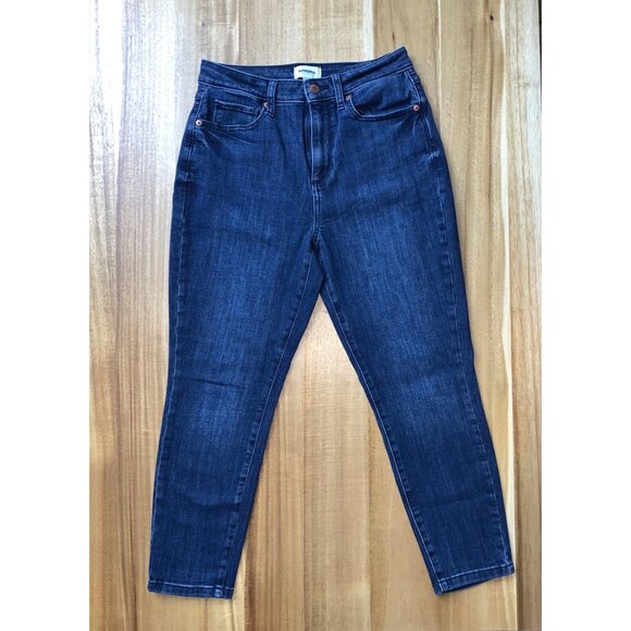 Sonoma Womens High-Rise Dark Wash Skinny Jeans  With Pockets Size 8 Petite - Picture 1 of 13